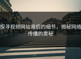 探寻视频网站背后的细节，揭秘网络传播的奥秘