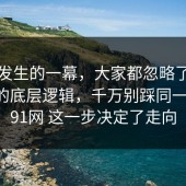 刚刚发生的一幕，大家都忽略了极简生活的底层逻辑，千万别踩同一个坑，91网 这一步决定了走向